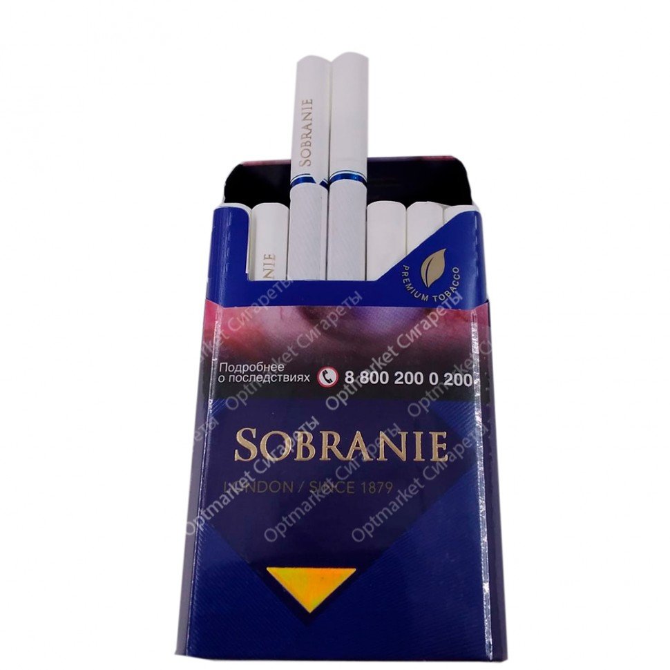 Сигареты Sobranie Blue King Size оптом Сигареты Sobranie Blue King Size оптом
