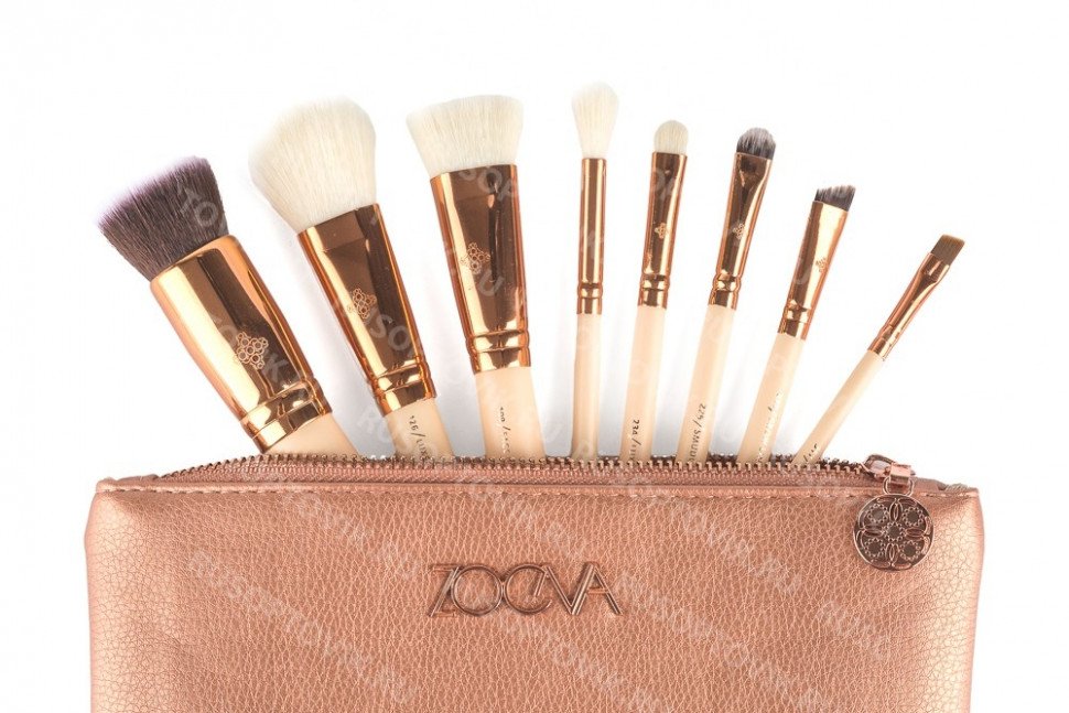 Профессиональный набор кистей ZOEVA Rose Golden Luxury Set Vol.2 8 шт. оптом Профессиональный набор кистей ZOEVA Rose Golden Luxury Set Vol.2 8 шт. оптом