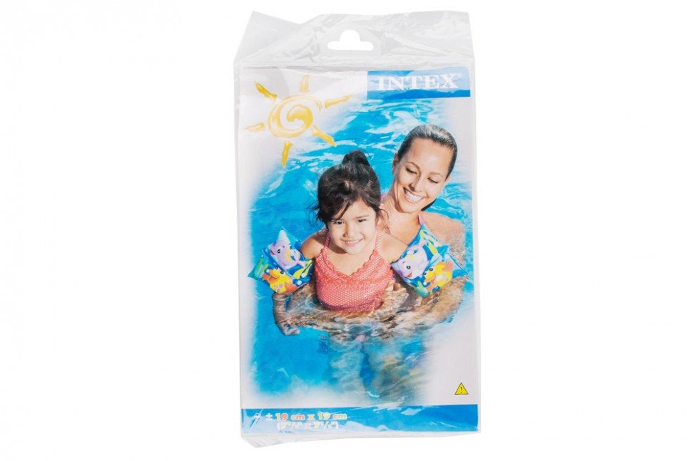 Надувные нарукавники "Dolphine Arm Bands" 19х19см Intex оптом Надувные нарукавники "Dolphine Arm Bands" 19х19см Intex оптом
