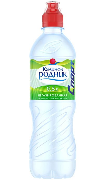Вода питьевая Калинов Родник негазированная спортивная пробка 0,5 л оптом Вода питьевая Калинов Родник негазированная спортивная пробка 0,5 л оптом