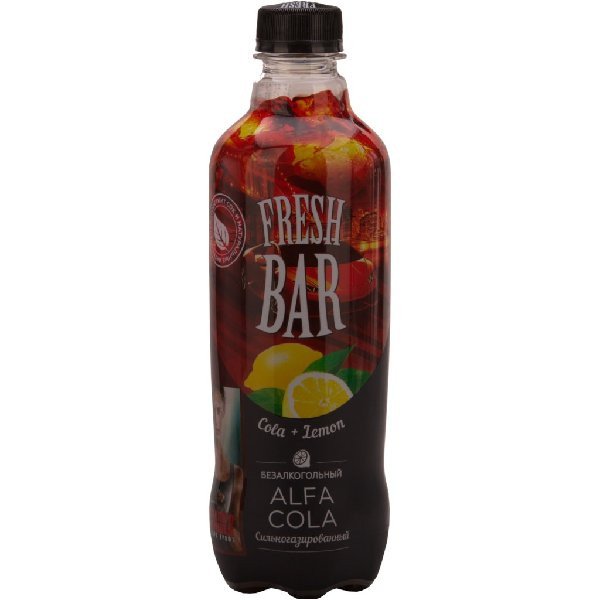 Напиток Fresh Bar Alfa Cola 0,480 Л оптом Напиток Fresh Bar Alfa Cola 0,480 Л оптом
