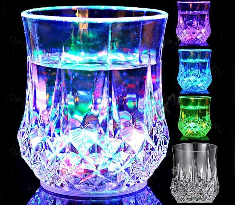 Светящийся стакан Inductive rainbow COLOR CUP оптом Светящийся стакан Inductive rainbow COLOR CUP оптом