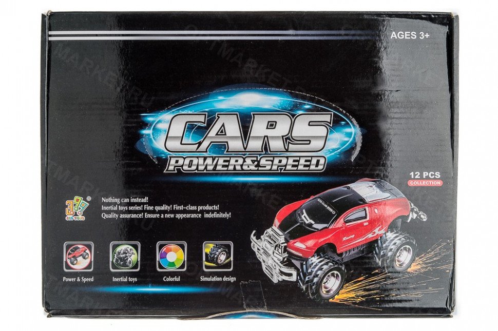 Машинки Power & Speed 12 шт оптом Машинки Power & Speed 12 шт оптом
