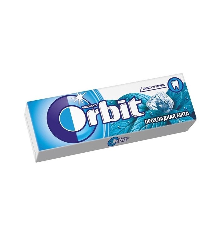 Жевательная резинка Orbit Прохладная мята оптом Жевательная резинка Orbit Прохладная мята оптом