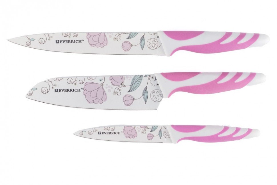 Набор керамических ножей Everrich Santoku Knife 7 оптом Набор керамических ножей Everrich Santoku Knife 7 оптом