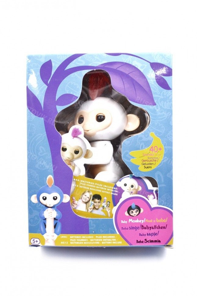 Обезьянка Fingerlings с подвижными глазами оптом Обезьянка Fingerlings с подвижными глазами оптом