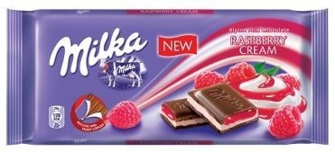 Шоколад Milka Raspberry Cream 100г оптом Шоколад Milka Raspberry Cream 100г оптом