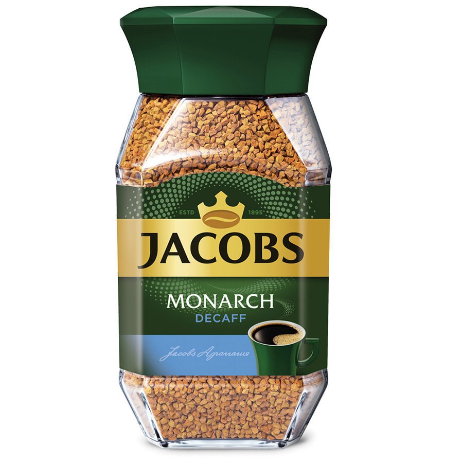 Кофе растворимый Jacobs Monarch Decaff 95 г оптом Кофе растворимый Jacobs Monarch Decaff 95 г оптом