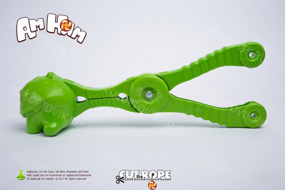 Игрушка для лепки снежков "Cut the Rope" Ам Ням оптом Игрушка для лепки снежков "Cut the Rope" Ам Ням оптом
