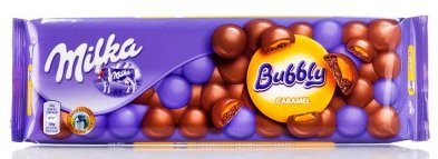 Шоколад Milka Bubbly Карамель 250г оптом Шоколад Milka Bubbly Карамель 250г оптом