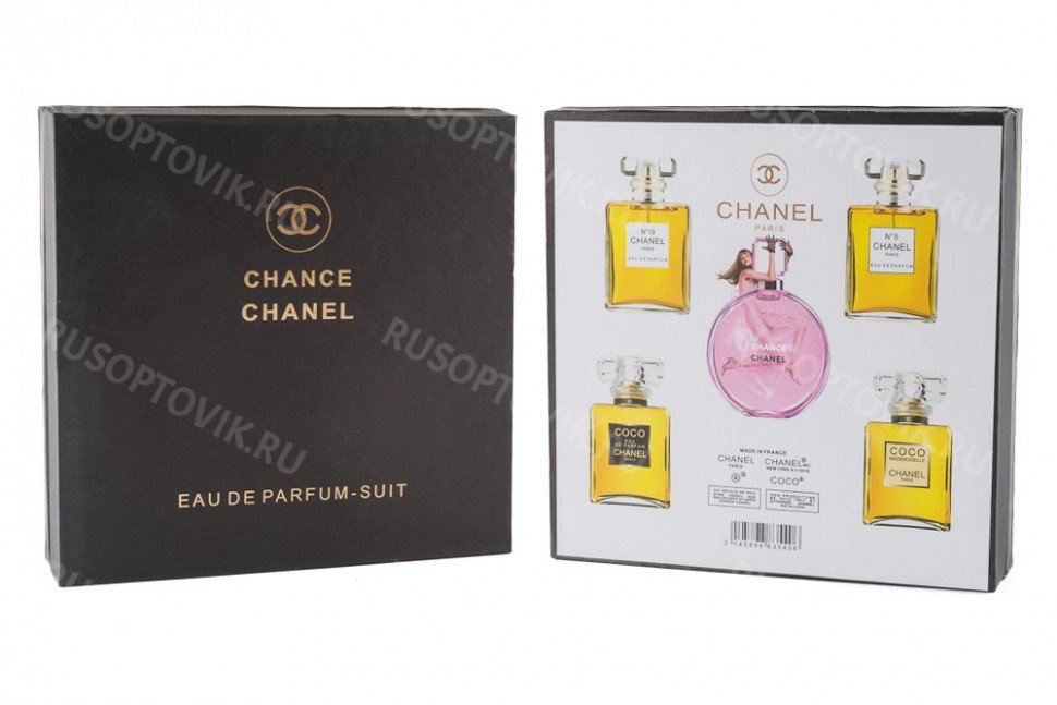 Подарочный набор Chanel 5 в 1 оптом Подарочный набор Chanel 5 в 1 оптом