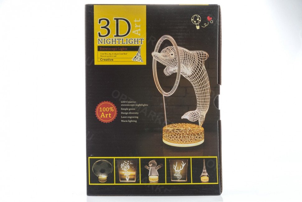 Светильник с 3D-эффектом оптом Светильник с 3D-эффектом оптом