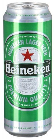 Пиво светлое Heineken в банке 4.8% 0.33л оптом Пиво светлое Heineken в банке 4.8% 0.33л оптом
