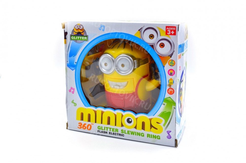 Minions Glitter Slewing Ring 360 оптом Minions Glitter Slewing Ring 360 оптом