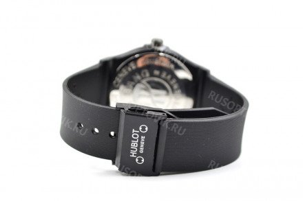 Часы HUBLOT диаметр 4,5 см с 2-мя циферблатами оптом 