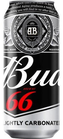 Пиво светлое Bud 66 в банке 5% 0.5л оптом Пиво светлое Bud 66 в банке 5% 0.5л оптом