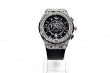Часы HUBLOT диаметр 3,5 см с 2-мя циферблатами  оптом