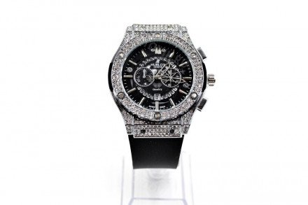 Часы HUBLOT диаметр 3,5 см с 2-мя циферблатами  оптом 