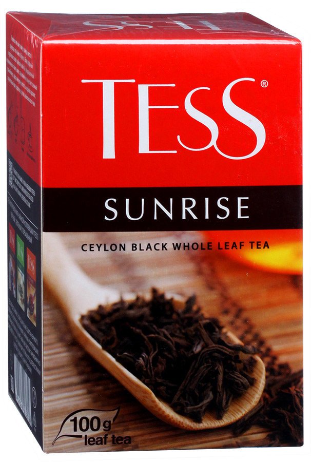 Чай Tess Sunrise черный крупнолистовой цейлонский 100 г оптом Чай Tess Sunrise черный крупнолистовой цейлонский 100 г оптом