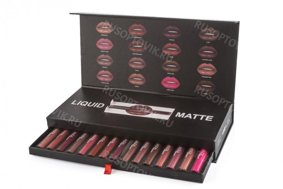 Набор матовых помад Huda Beauty Liquid Matte оптом Набор матовых помад Huda Beauty Liquid Matte оптом