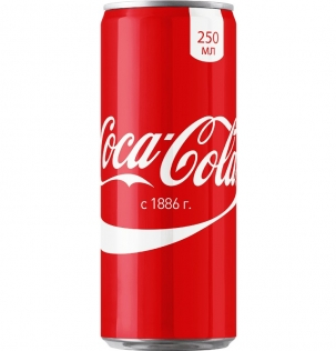 Газированный напиток Coca-Cola 0,25 л оптом Газированный напиток Coca-Cola 0,25 л оптом