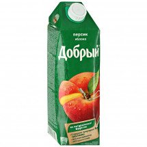 Нектар Добрый персик-яблоко 1 л оптом