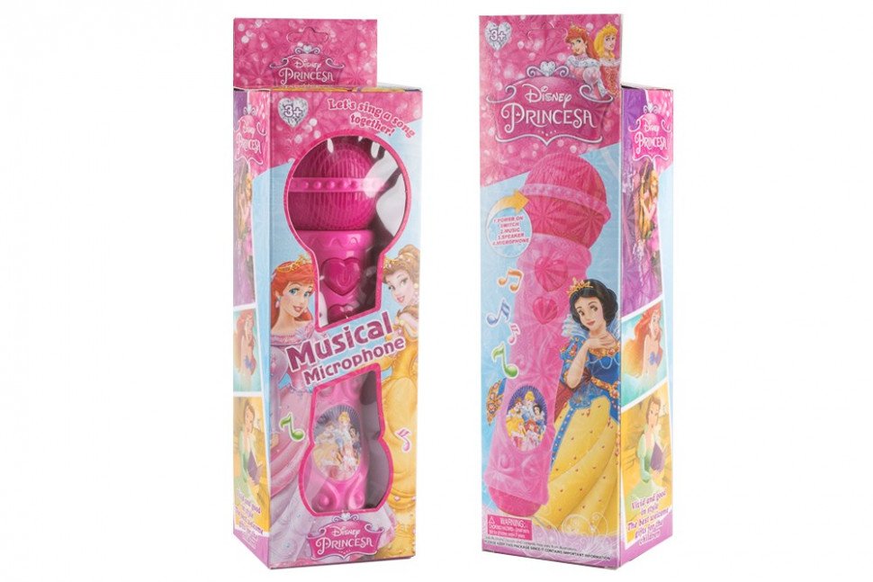 Игрушка музыкальная детский микрофон Принцесса оптом Игрушка музыкальная детский микрофон Принцесса оптом