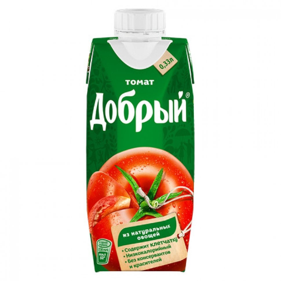 Сок Добрый томатный 0,33 л оптом Сок Добрый томатный 0,33 л оптом