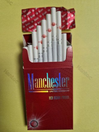 Сигареты Manchester Red Berry Fusion Superslims оптом 