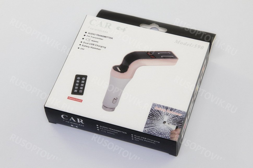 Автомобильный FM модулятор c USB зарядкой оптом Автомобильный FM модулятор c USB зарядкой оптом
