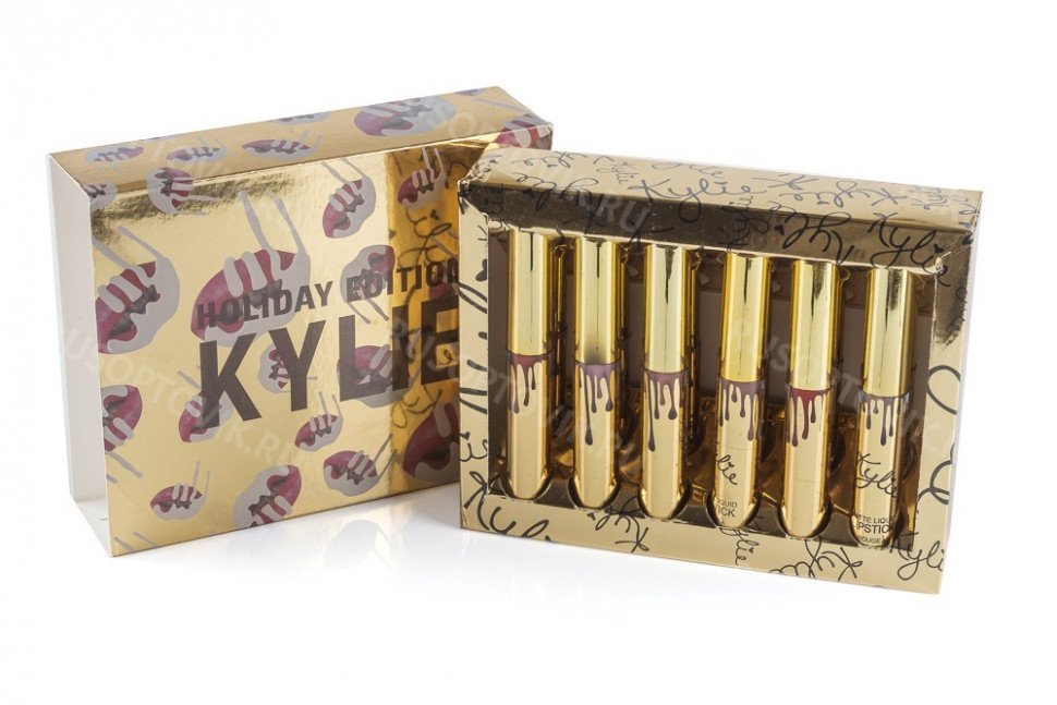 Помады Kylie Holiday золотые оптом Помады Kylie Holiday золотые оптом