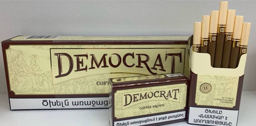 Сигареты Democrat Kingsize Coffee оптом Сигареты Democrat Kingsize Coffee оптом