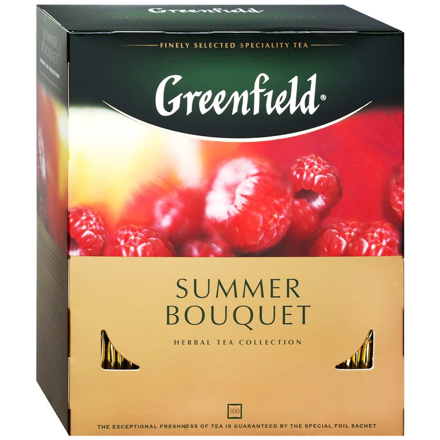 Чай травяной Greenfield Summer Bouquet 100 пак оптом Чай травяной Greenfield Summer Bouquet 100 пак оптом