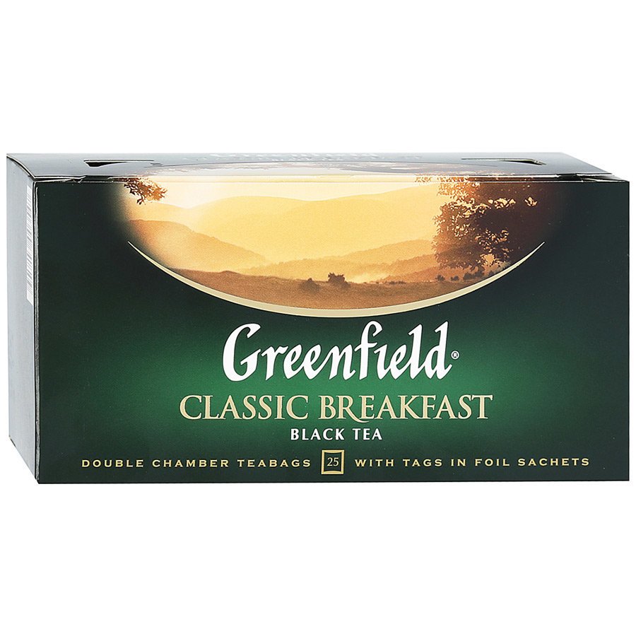 Чай черный Greenfield Classic Breakfast 25 пак оптом Чай черный Greenfield Classic Breakfast 25 пак оптом
