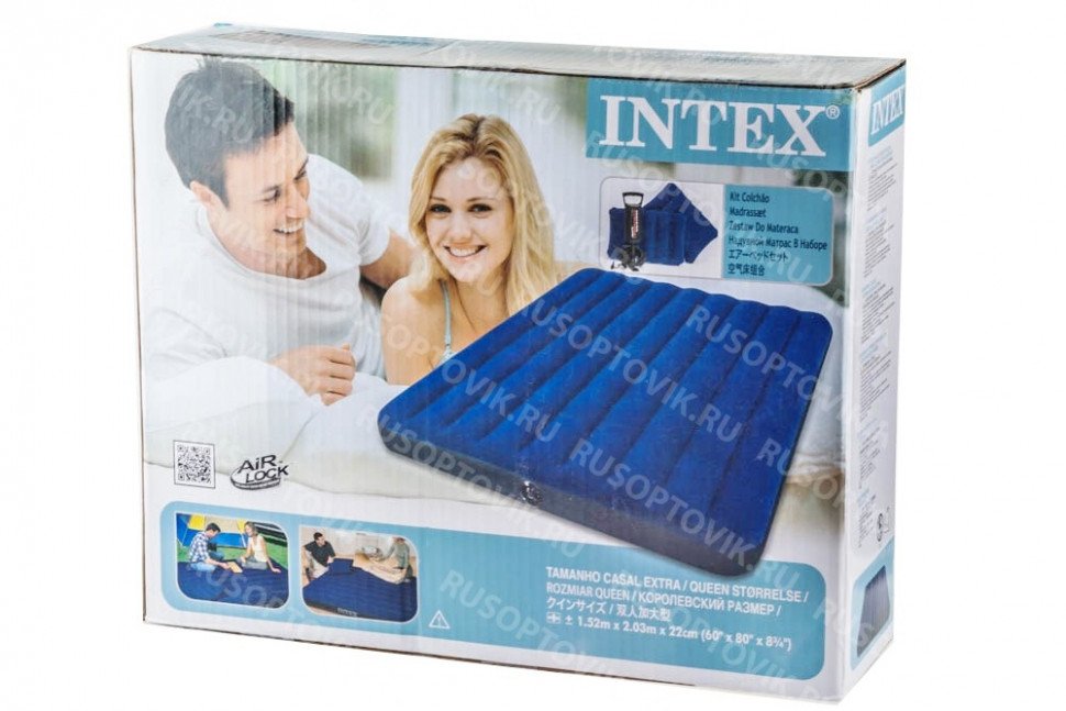 Набор классических мягких матрасов Intex +2 подушки (Артикул 68765) оптом Набор классических мягких матрасов Intex +2 подушки (Артикул 68765) оптом
