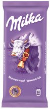 Молочный шоколад Milka 90 г оптом