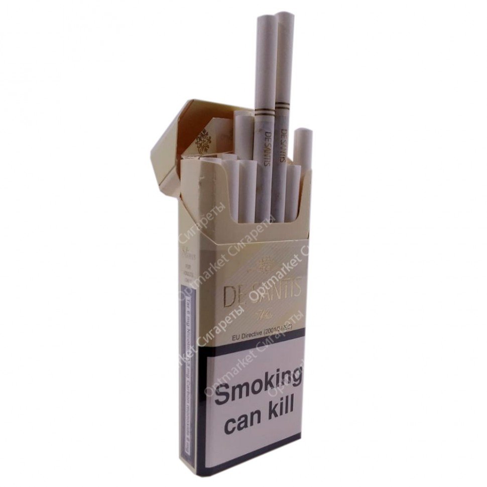 Сигареты DE SANTIS White Slims оптом Сигареты DE SANTIS White Slims оптом
