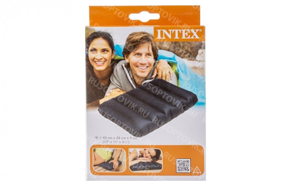 Надувная подушка 43х28х9см Intex оптом Надувная подушка 43х28х9см Intex оптом