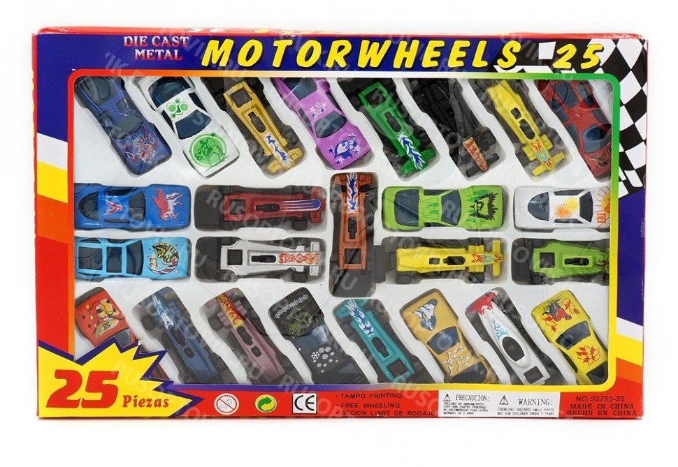 Игровой набор с машинками "Motor wheels 25" оптом Игровой набор с машинками "Motor wheels 25" оптом