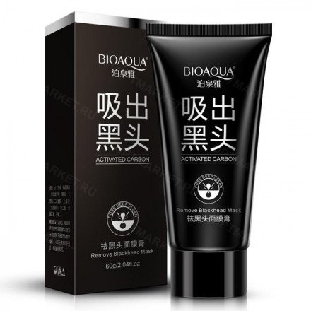 Черная маска-пленка от прыщей Pilaten Suction Black Mask 60 гр. оптом 