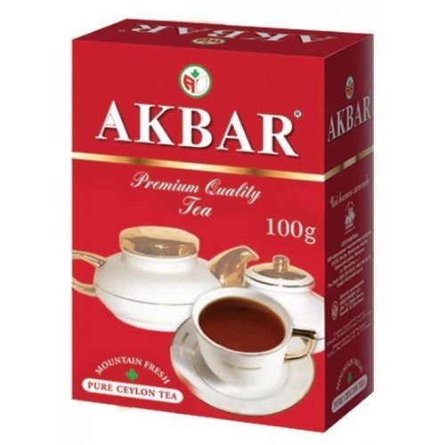 Чай черный листовой Akbar red&white 100 г оптом Чай черный листовой Akbar red&white 100 г оптом