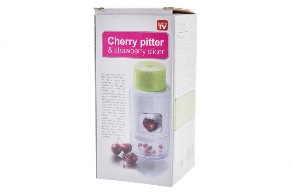 Приспособление 2 в 1 Cherry Pitter для удаления косточек из вишни оптом Приспособление 2 в 1 Cherry Pitter для удаления косточек из вишни оптом