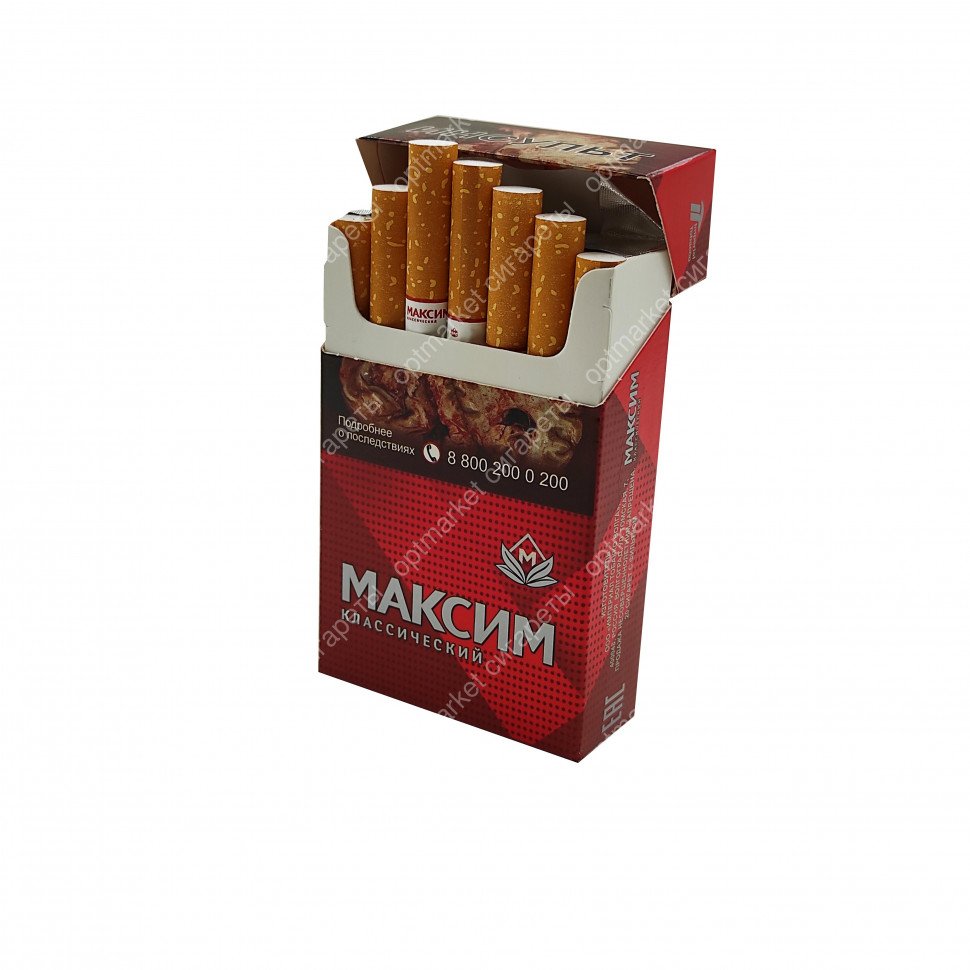 Сигареты МАКСИМ Классический Красный оптом Сигареты МАКСИМ Классический Красный оптом