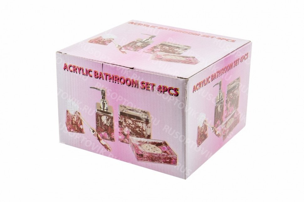 Набор ванных принадлежностей Acrylic Bathroom Set 4 предмета оптом Набор ванных принадлежностей Acrylic Bathroom Set 4 предмета оптом