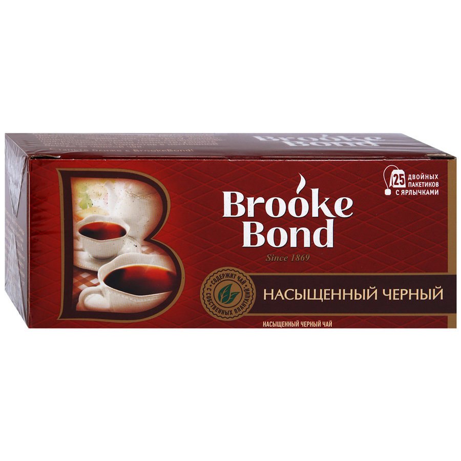 Чай черный насыщенный Brooke Bond 25 пак оптом Чай черный насыщенный Brooke Bond 25 пак оптом