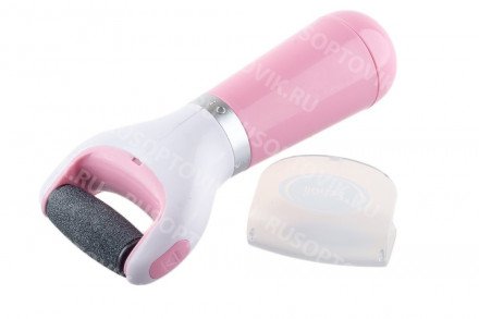 Роликовая электрическая пилка стоп Velvet Smooth with Diamond (розовая) оптом 