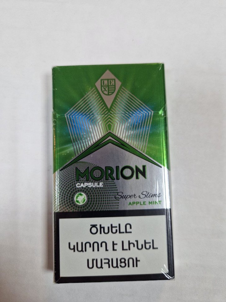 Сигареты Morion Apple mint Superslims оптом Сигареты Morion Apple mint Superslims оптом