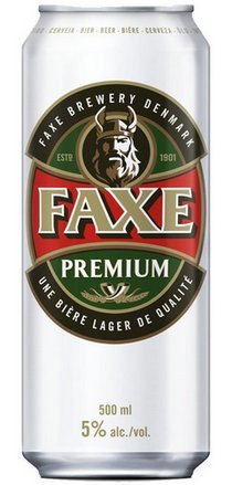 Пиво светлое FAXE в банке 4.9% 0.5л оптом Пиво светлое FAXE в банке 4.9% 0.5л оптом