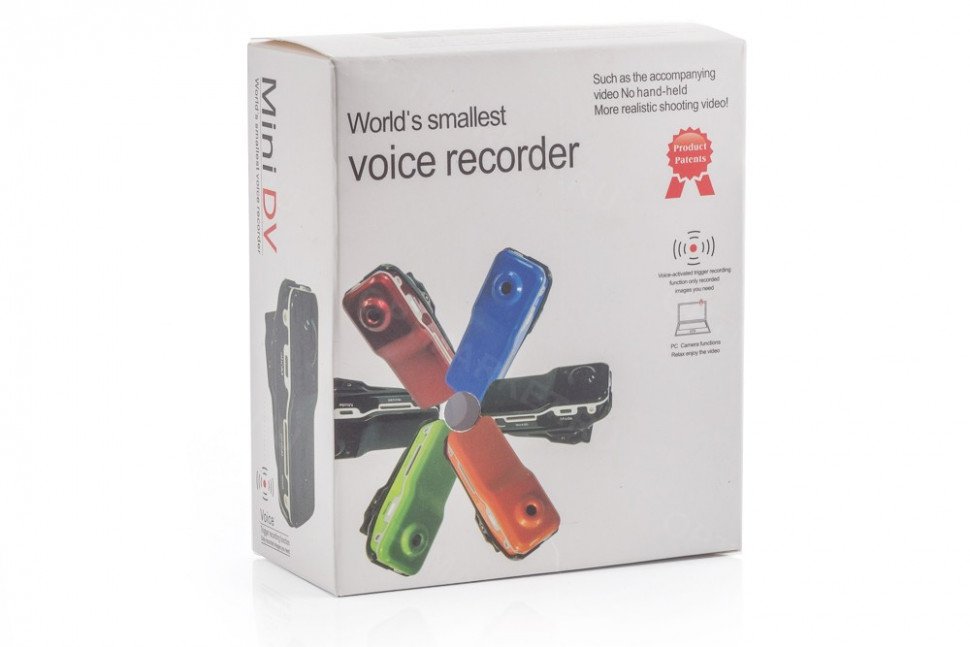 Мини-видеокамера/диктофон Mini Dv World Smallest Voice Recorder оптом 