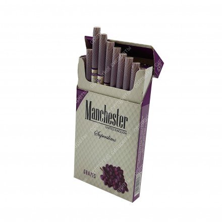 Сигареты Manchester Grapes Superslims оптом 